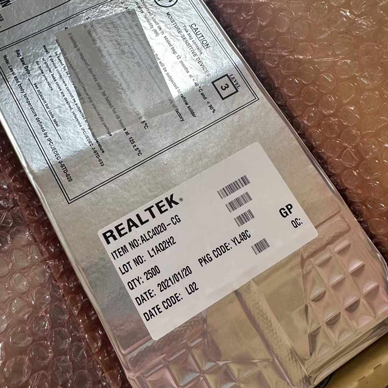 REALTEK ALC4020-CG Package Reel Label