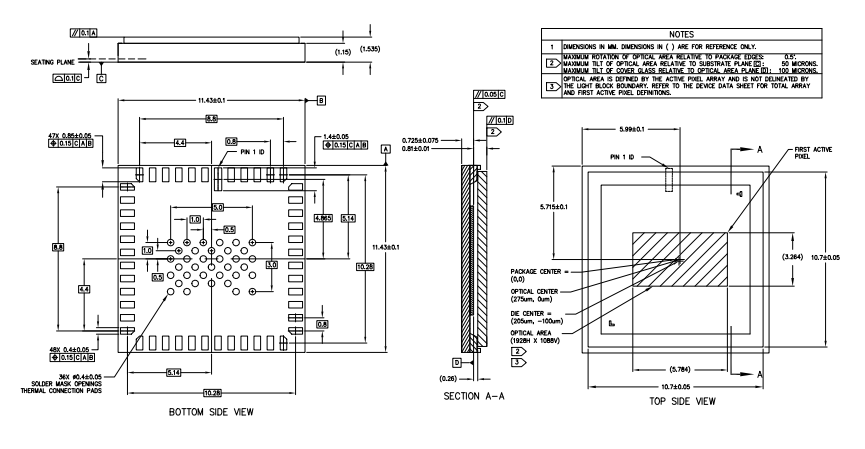 On Semiconductor AR0237CSSC12SPRA0-DR Diagrams On Semiconductor AR0237CSSC12SPRA0-DR Diagrams