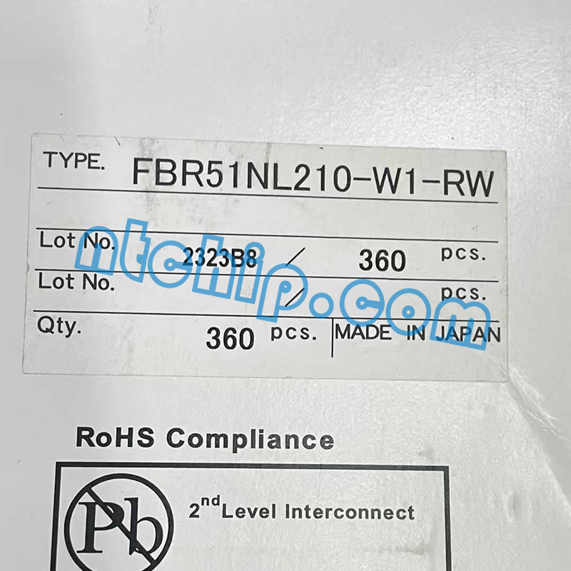 FCI FBR51NL210-W1-RW Package Original Label