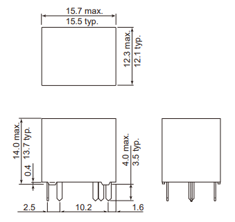 FCI FBR51NL210-W1-RW Package Dimensions
