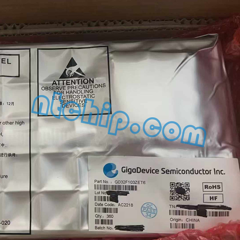GigaDevice GD32F103ZET6 Original Label GigaDevice GD32F103ZET6 Original Label