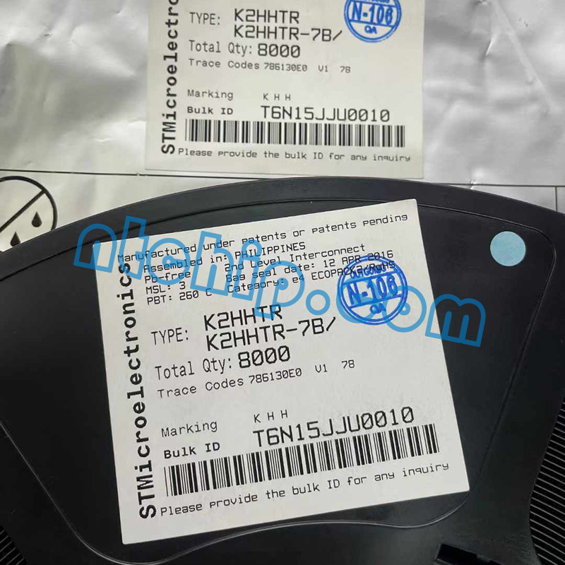 STMicroelectronics K2HHTR Original Reel Label