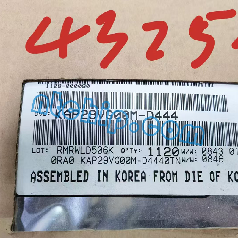 Samsung Semiconductor KAP29VG00M-D444 Package Original Label