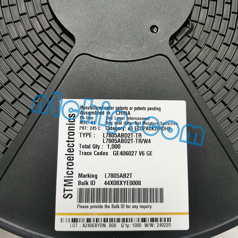 STMicroelectronics L7805ABD2T-TR Label picture
