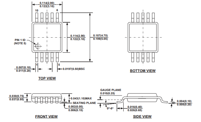 MPS MP3910GK-Z Package Dimensions