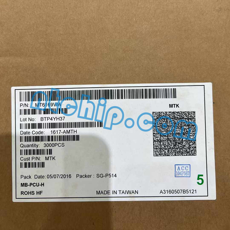 MediaTek MT6169V/A Package Original Label MediaTek MT6169V/A Package Original Label