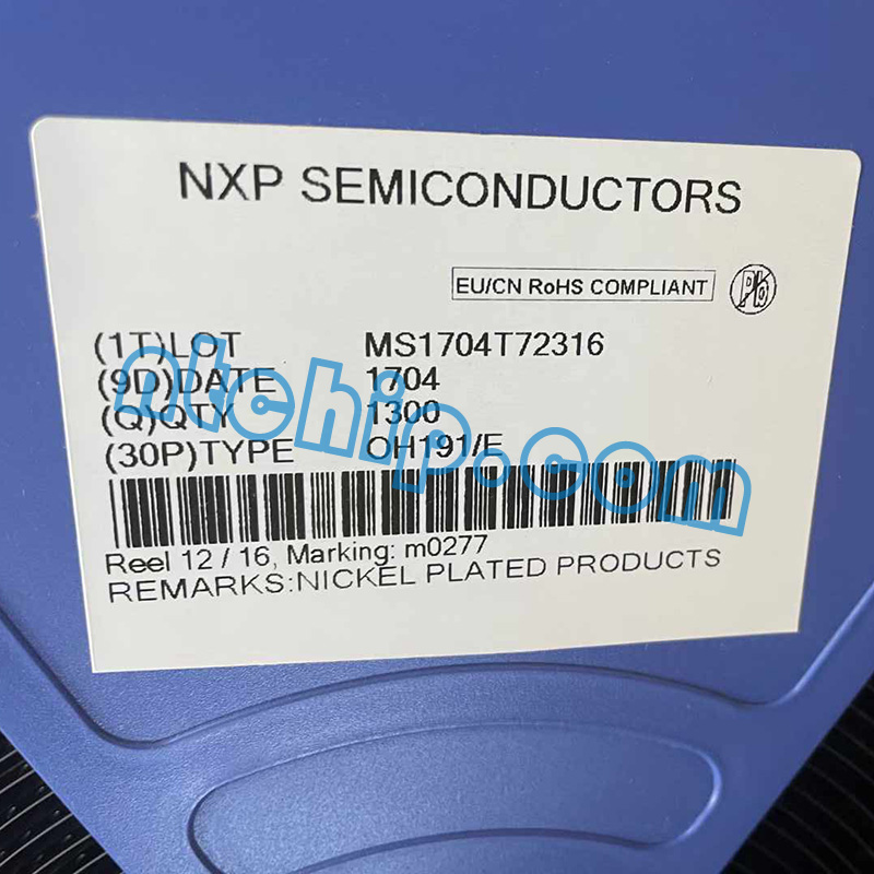 NXP Semiconductors OH191/E Origianl Reel Label NXP Semiconductors OH191/E Origianl Reel Label