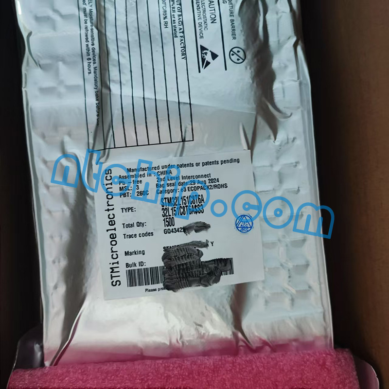 STMicroelectronics STM32L151C8T6A Reel Label STMicroelectronics STM32L151C8T6A Reel Label