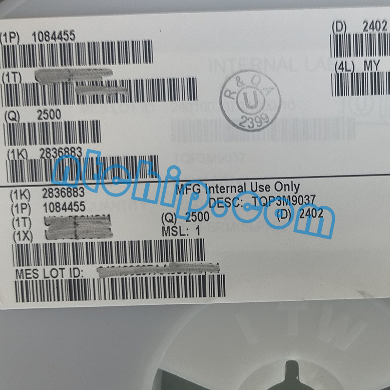 Qorvo TQP3M9037 Original Reel Label Qorvo TQP3M9037 Original Reel Label