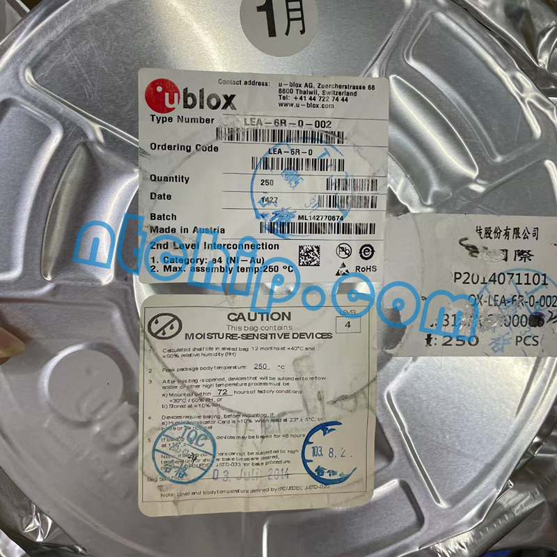 U-BLOX LEA-6R-0-002 Package Original Label