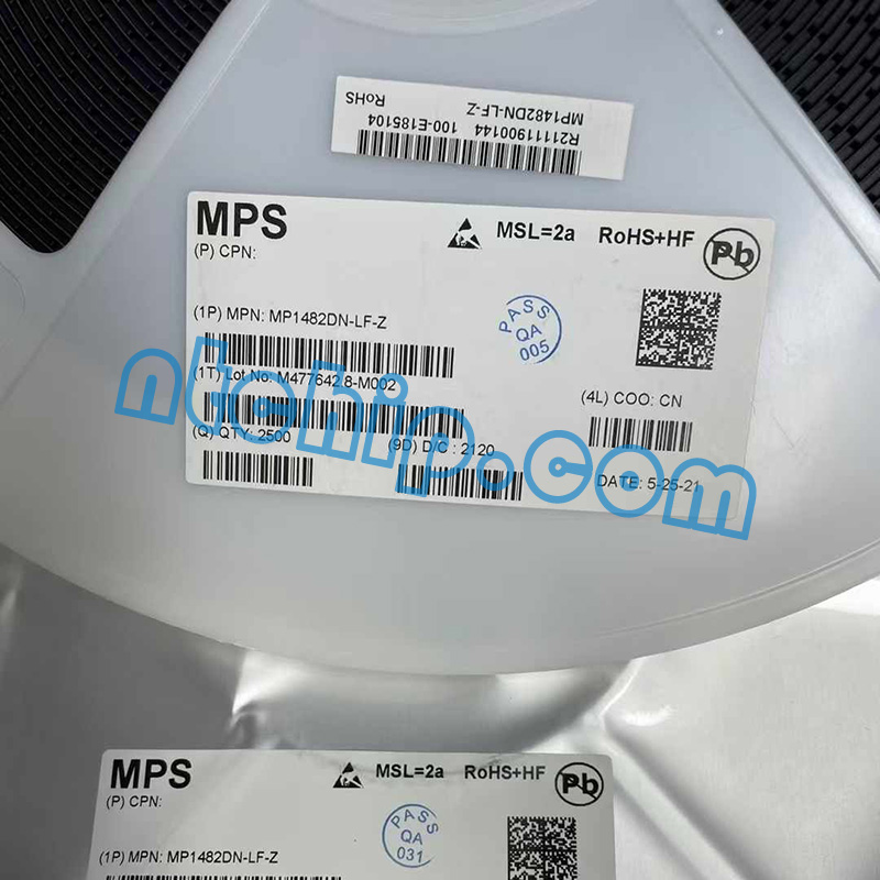 MPS MP1482DN-LF-Z Original Reel Label MPS MP1482DN-LF-Z Original Reel Label