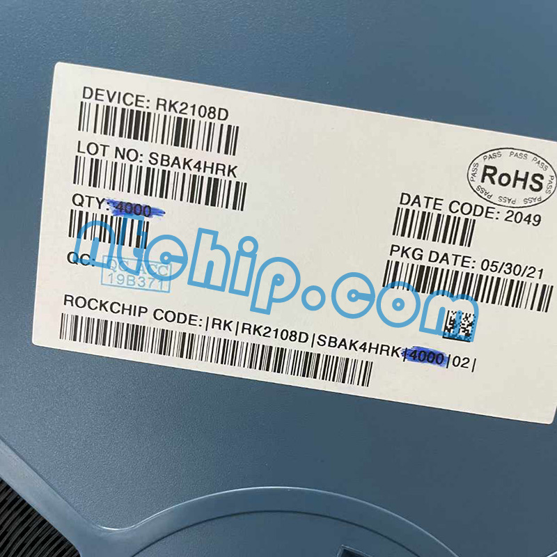 ROCKCHIP RK2108D Original Reel Label