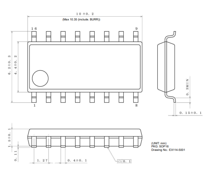 Rohm Semiconductor BD94061F-E2 Package Dimensions Rohm Semiconductor BD94061F-E2 Package Dimensions