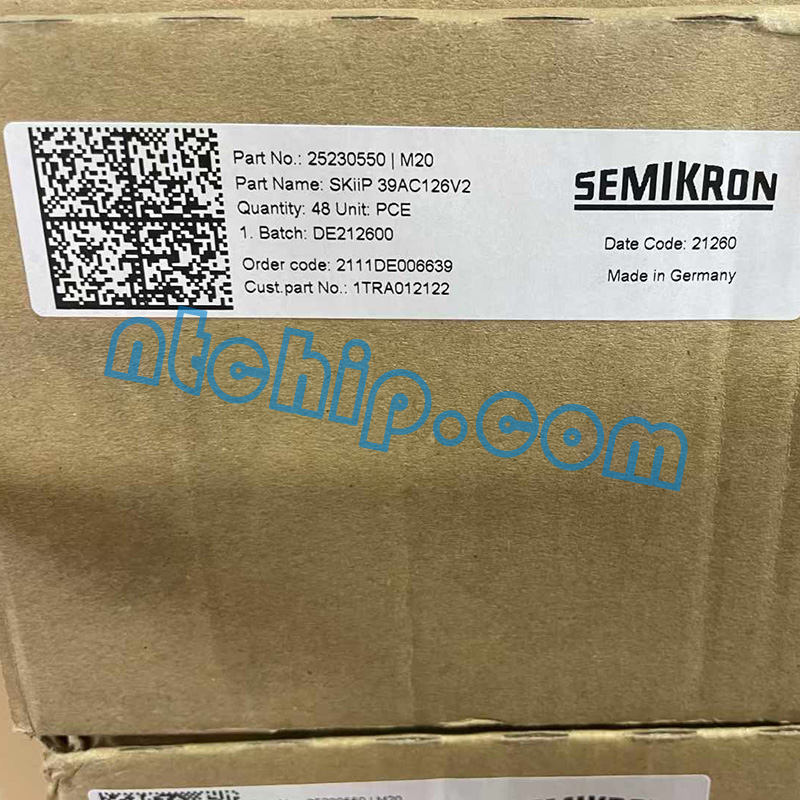 SEMIKRON SKIIP39AC126V2 Package Original Label SEMIKRON SKIIP39AC126V2 Package Original Label