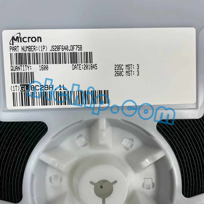 Micron Technology JS28F640J3F75B TR Original Reel Label Micron Technology JS28F640J3F75B TR Original Reel Label