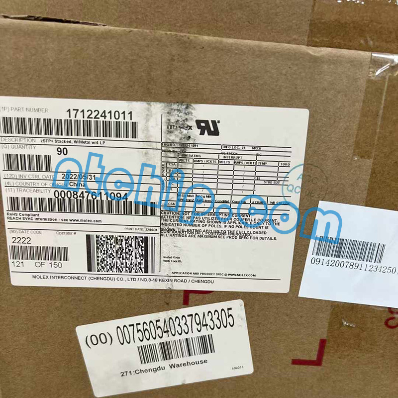 Molex 1712241011 Package Original Label Molex 1712241011 Package Original Label