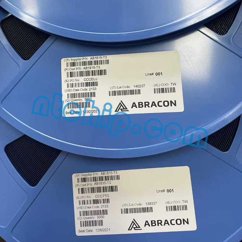 Abracon LLC AB1815-T3 Genuine Reel Label