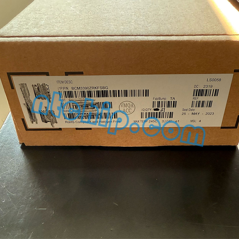 Broadcom Limited BCM3390ZRKFSBG Package Original Label
