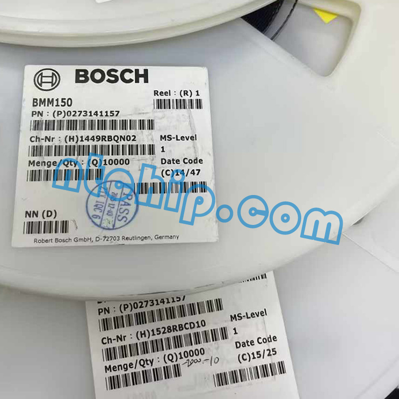 Bosch Sensortec BMM150 New and Original Reel Label