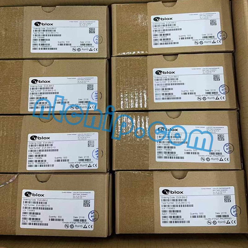 U-BLOX EVA-8M-0-10 Package Genuine Label