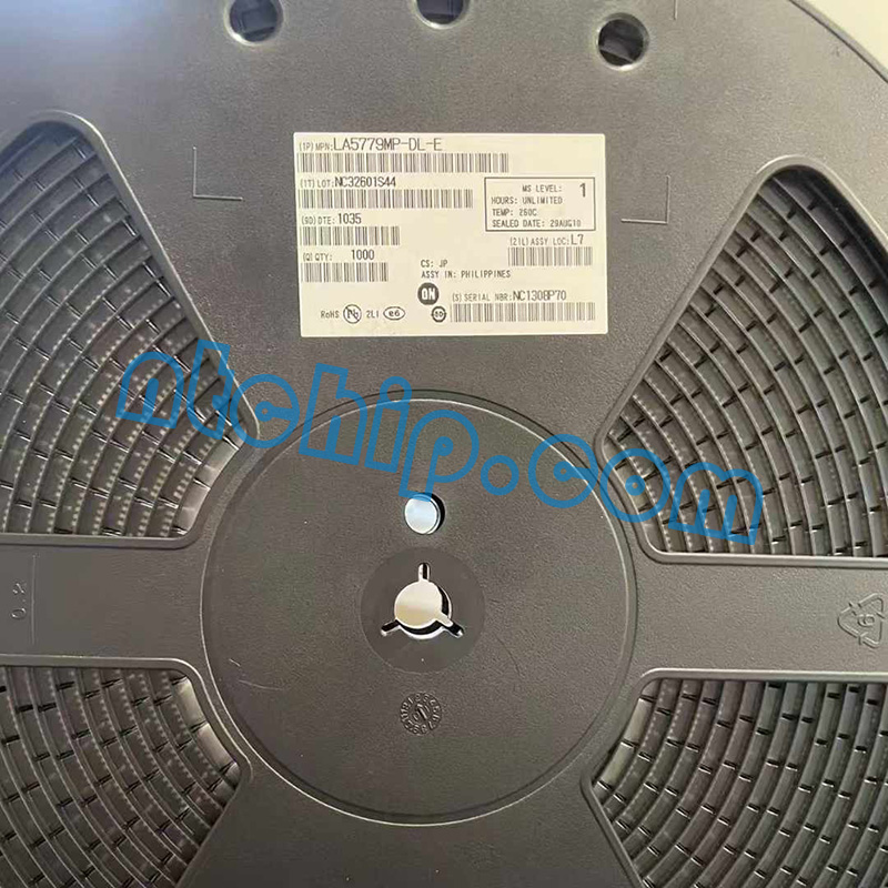 ON Semiconductor LA5779MP-DL-E New and Original Reel Label ON Semiconductor LA5779MP-DL-E New and Original Reel Label