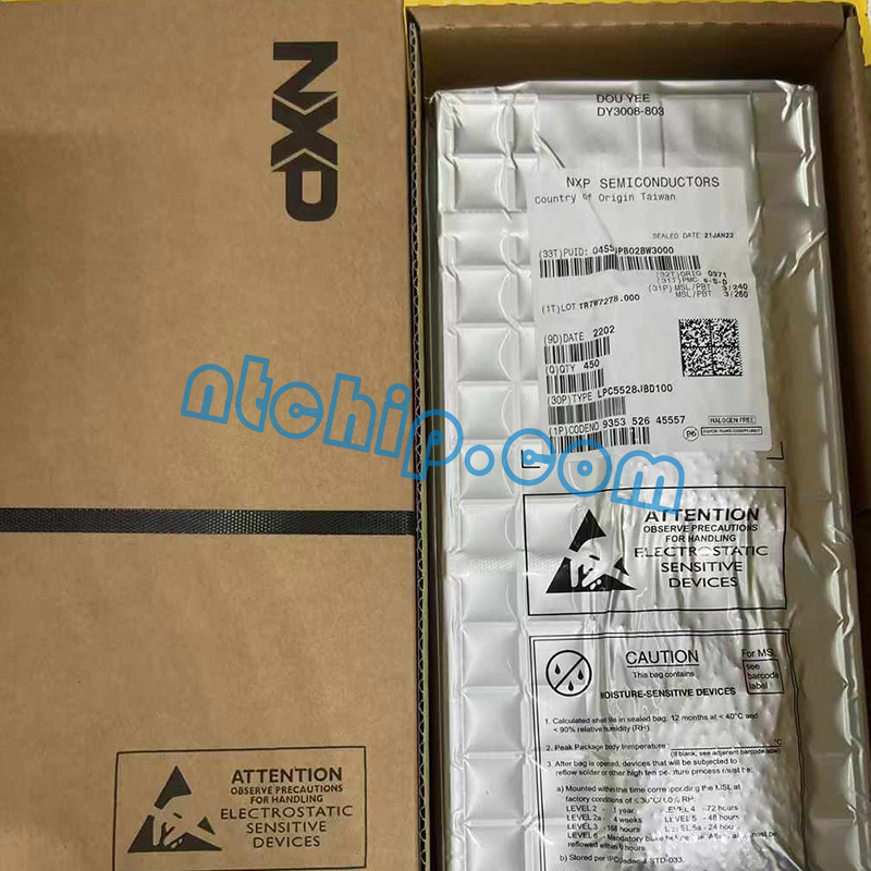 NXP Semiconductors LPC5528JBD100 Package Original Label