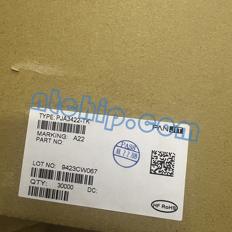 PANJIT PJA3422-TK Package Original Label PANJIT PJA3422-TK Package Original Label