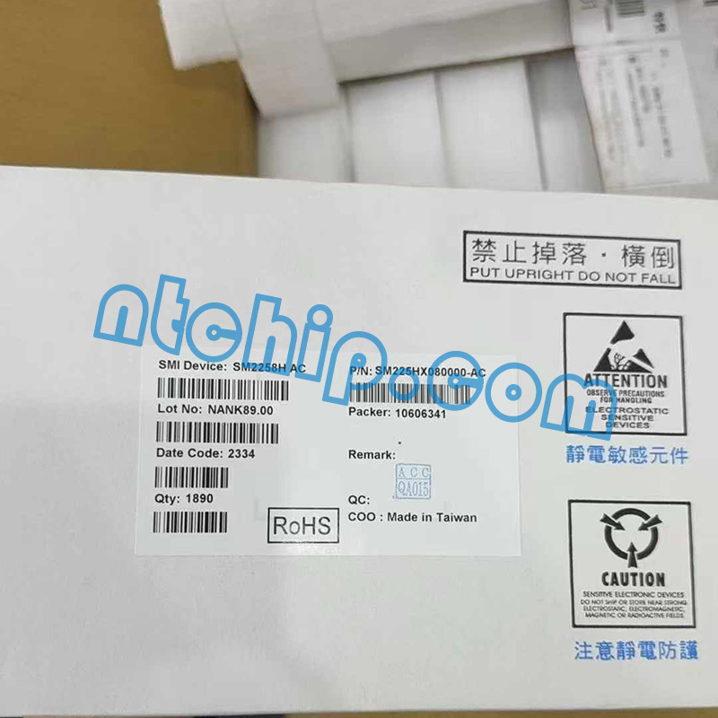 Silicon Motion SM2258H AC Package Genuine Label Silicon Motion SM2258H AC Package Genuine Label