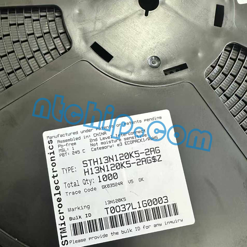 STMicroelectronics STH13N120K5-2AG Original Reel Label