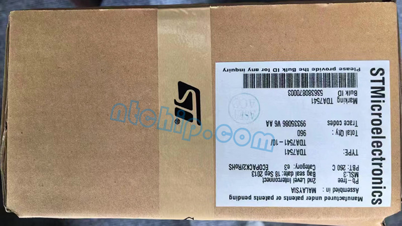 STMicroelectronics TDA7541 Package Original Label STMicroelectronics TDA7541 Package Original Label