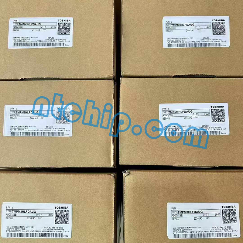 Toshiba Semiconductor TMPM3HLFDAUG Original Package Label Toshiba Semiconductor TMPM3HLFDAUG Original Package Label