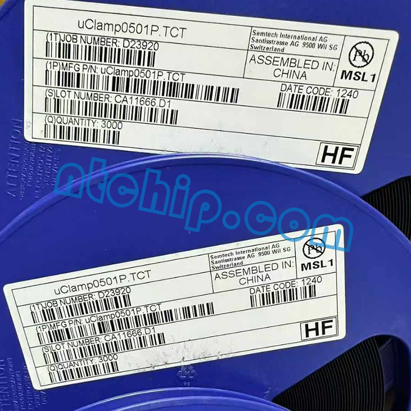 Semtech Corporation UCLAMP0501P.TCT Original Reel Label