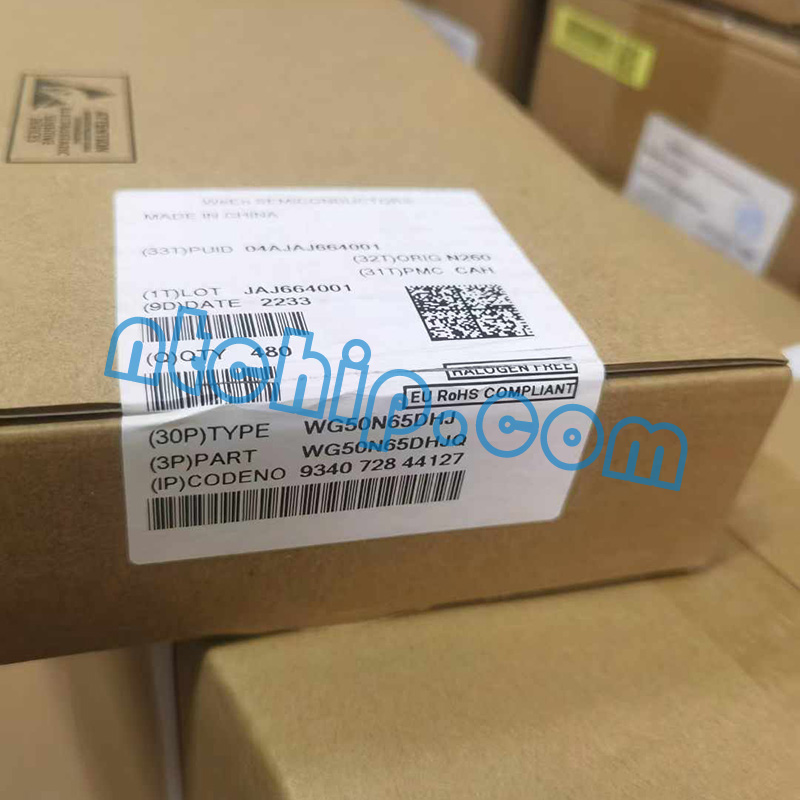WeEn Semiconductors WG50N65DHJQ Package Original Label