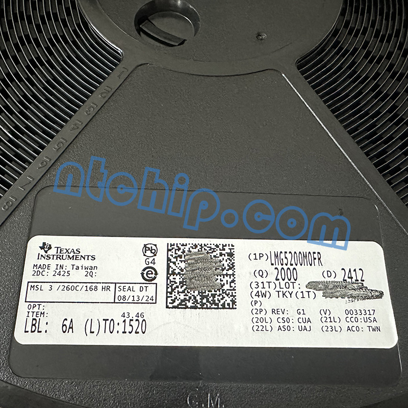 LMG5200MOFR Label LMG5200MOFR Label