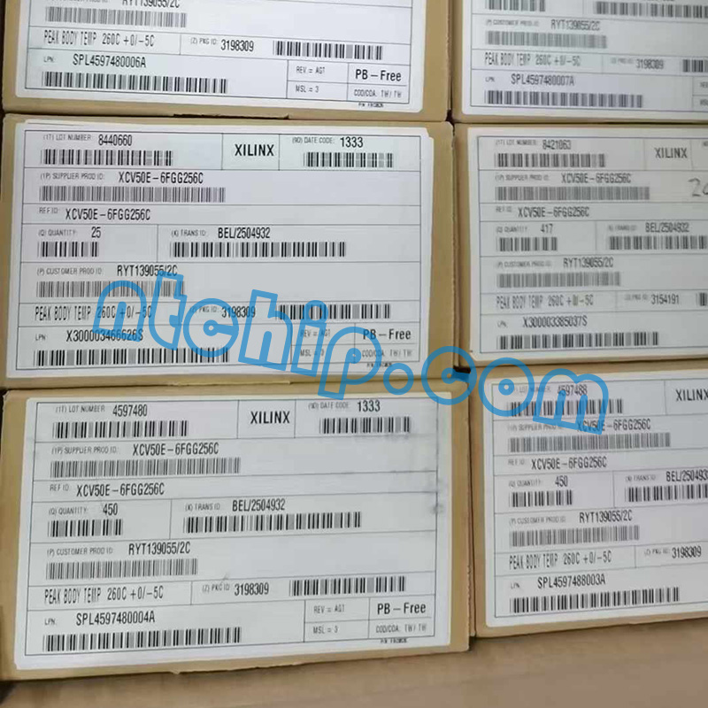 XILINX XCV50E-6FGG256C Original Label XILINX XCV50E-6FGG256C Original Label