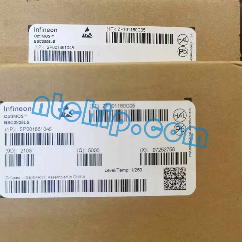 Infineon Technologies BSC0805LS Package Genuine Label Infineon Technologies BSC0805LS Package Genuine Label