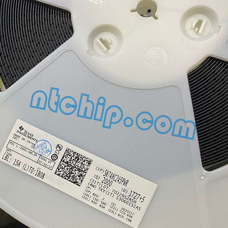 Texas Instruments SN74HC245PWRG4 Original Reel Label