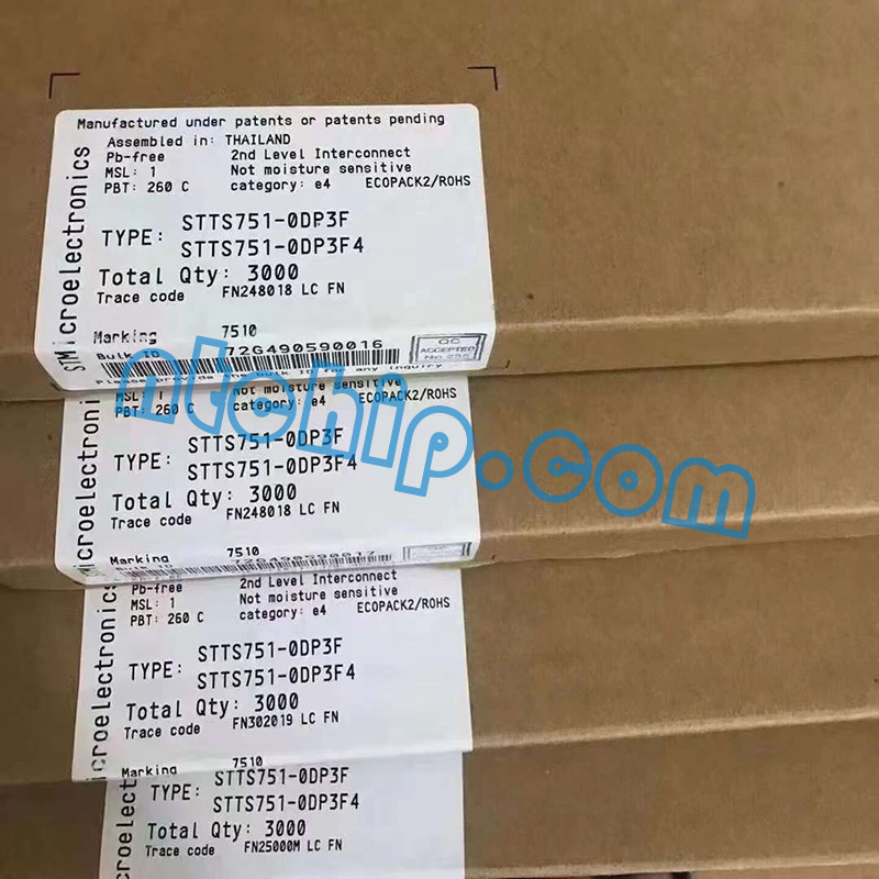 STMicroelectronics STTS751-0DP3F Package Original Label