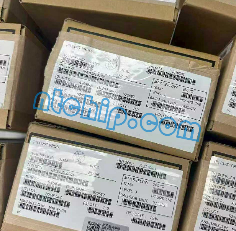 Altera EM2130L02QI original package label