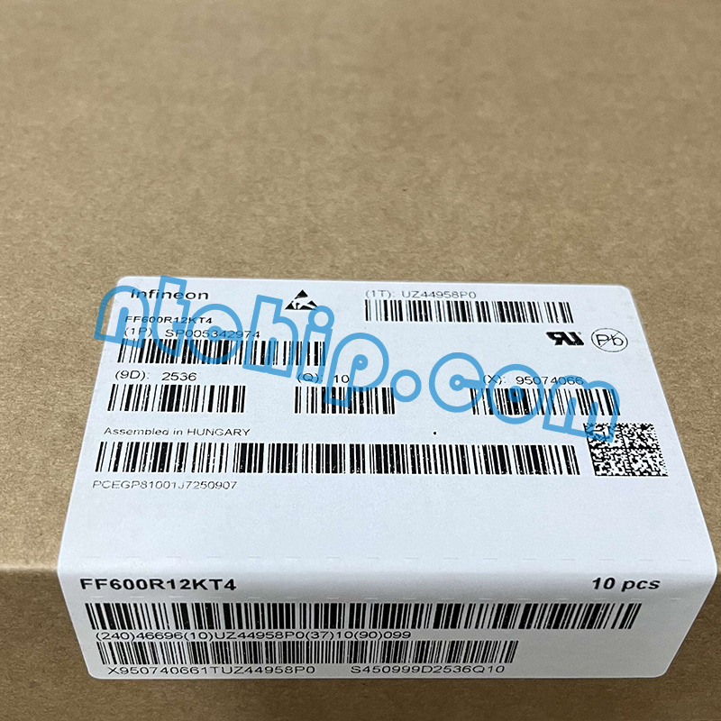 Infineon Technologies FF600R12KT4 original package label