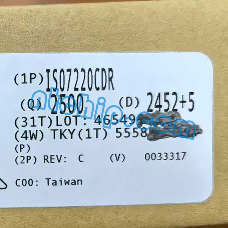 Texas Instruments ISO7220CDR original package label