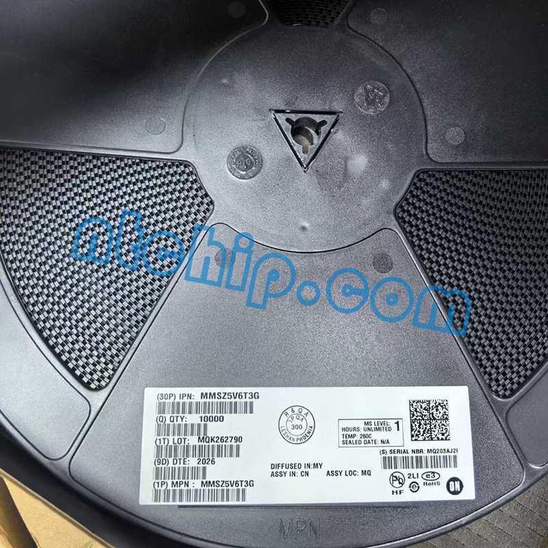 ON Semiconductor MMSZ5V6T3G original reel label