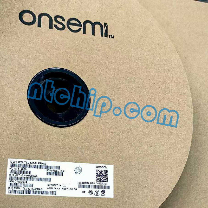 onsemi TLV431ALPRAG original reel label