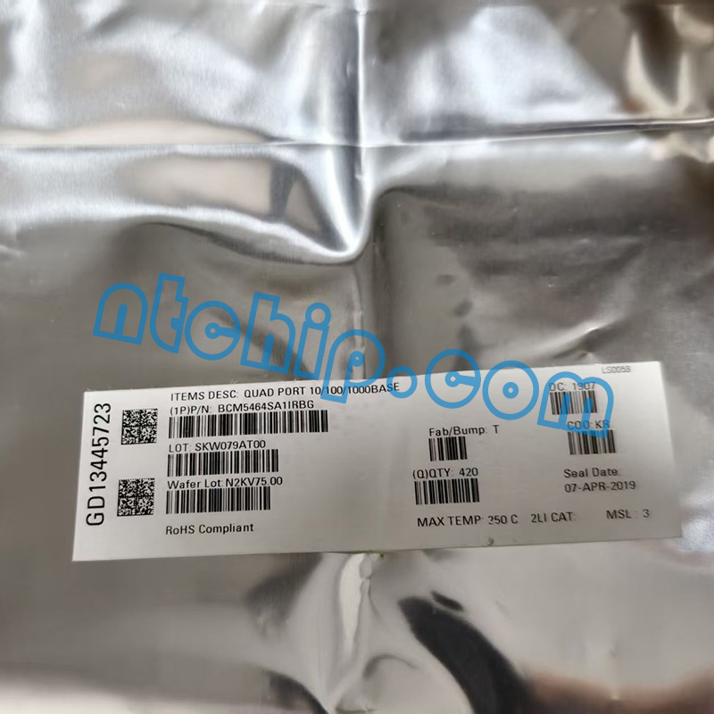 Broadcom Limited BCM5464SA1IRBG original package label