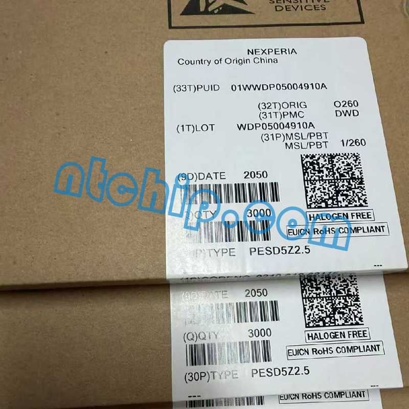 Nexperia PESD5Z2.5,115 original package label