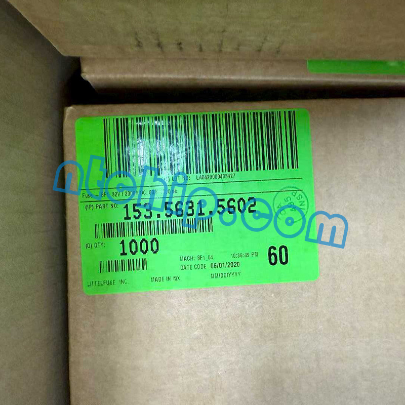 Littelfuse Inc. 153.5631.5602 original package label