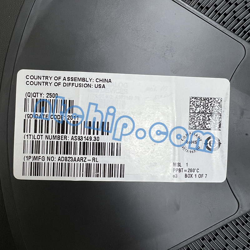 Analog Devices Inc. AD823AARZ-RL original reel label
