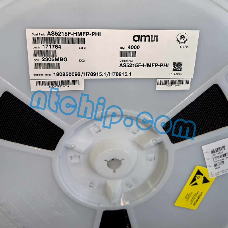 Ams AS5215F-HMFP-PHI original reel label