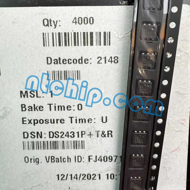 Maxim Integrated DS2431P+TR memory IC