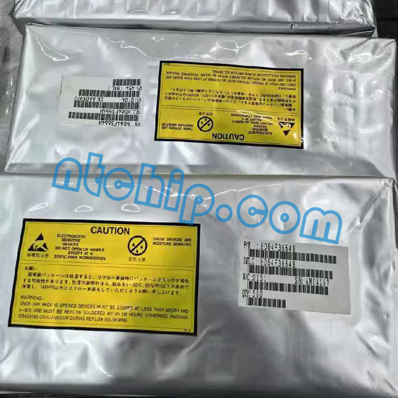 Renesas Electronics Corporation HD64F3664H original package label